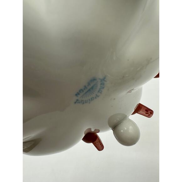 Vintage Gold Tone Jewelry Mystery Jewelry Jar in Vintage Nippon Nut Bowl - Picture 6 of 6